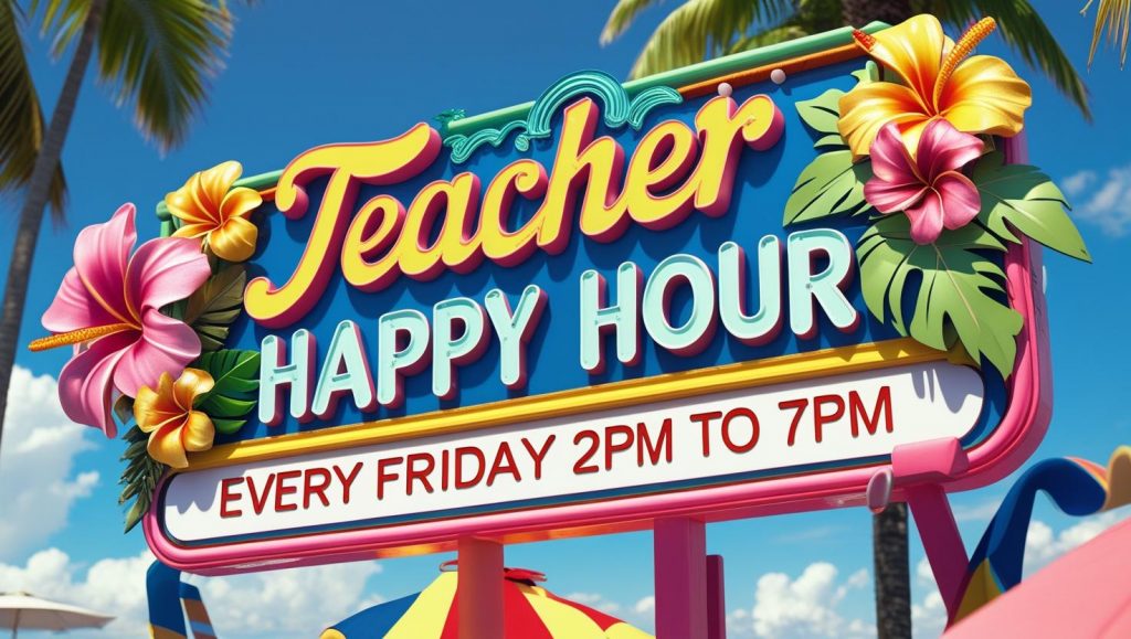 NT Teacher Happy Hour