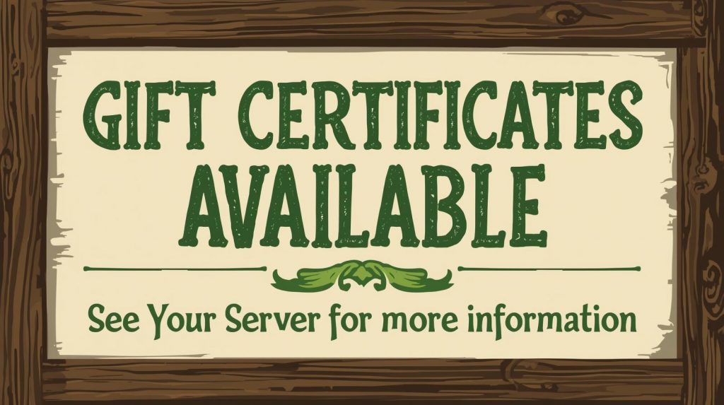 Gift Certificates