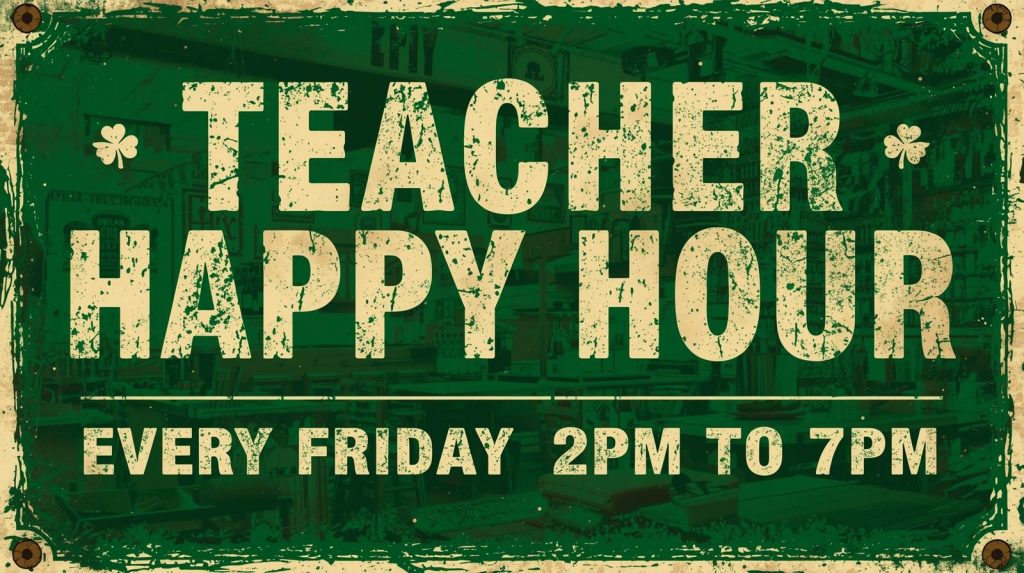 Teacher Happy Hour